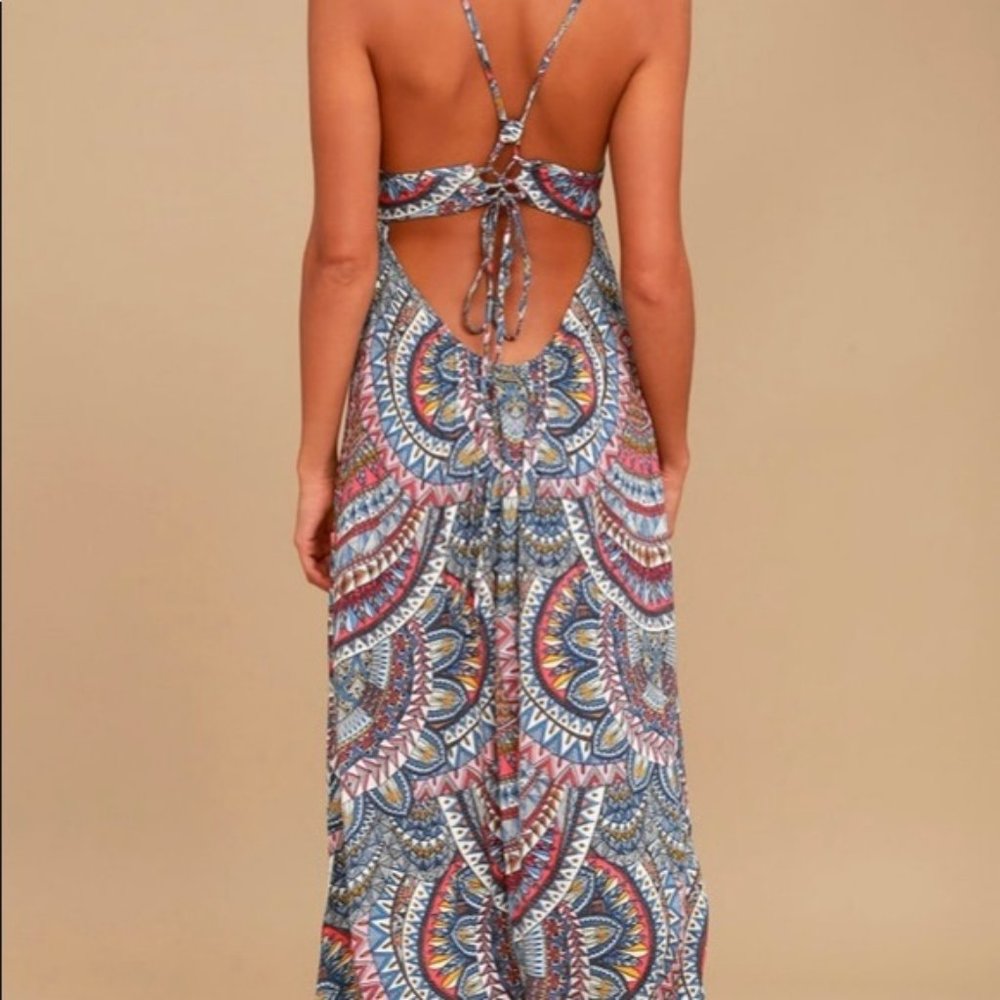 NWT Billabong Places To Be Boho Maxi Dress Size Small - Picture 3 of 6